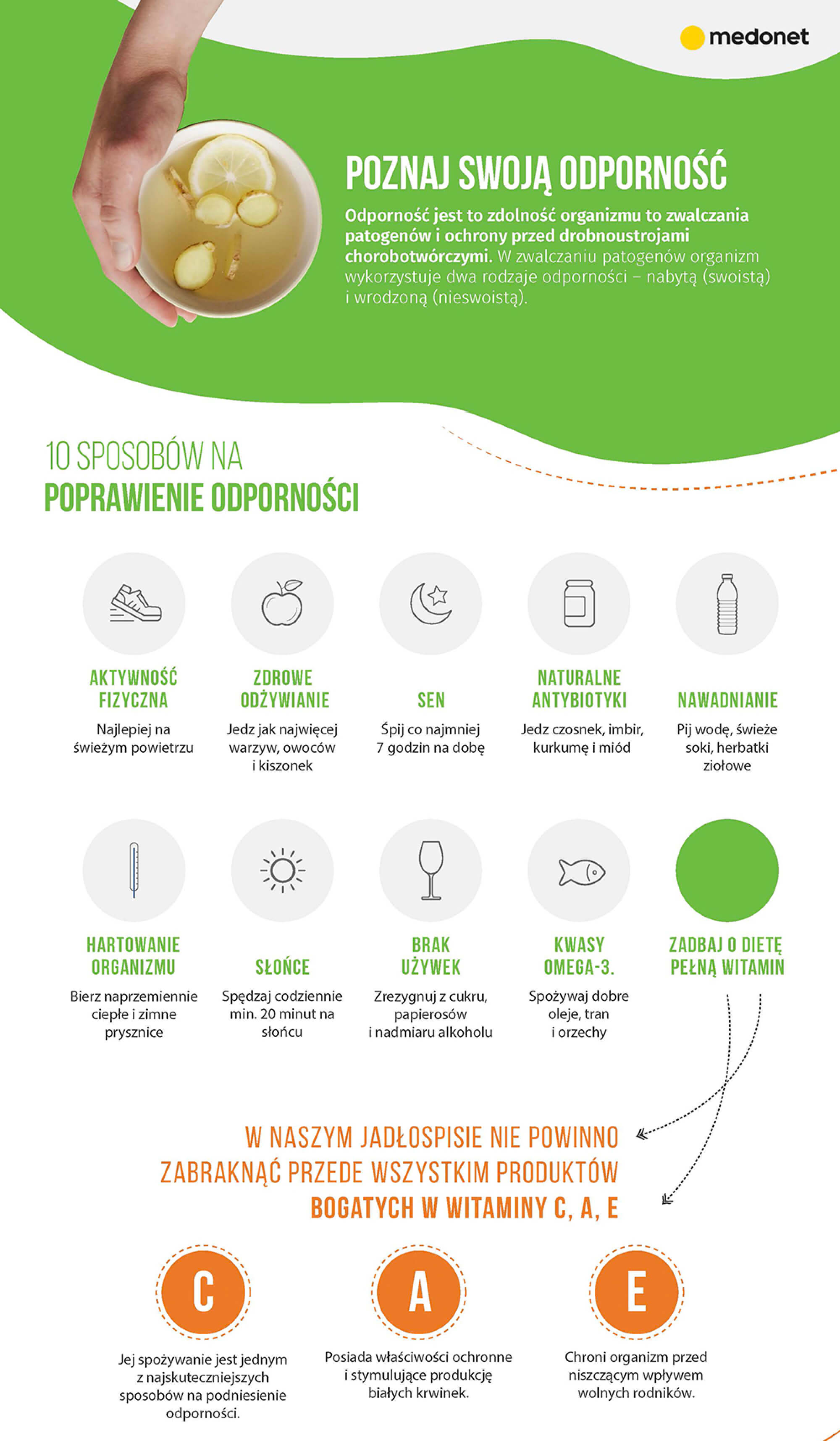 Przedstawiamy Ci 10 sposobów na poprawienie odporności Twojego organizmu. Sprawdź infografikę i poznaj je już dziś!